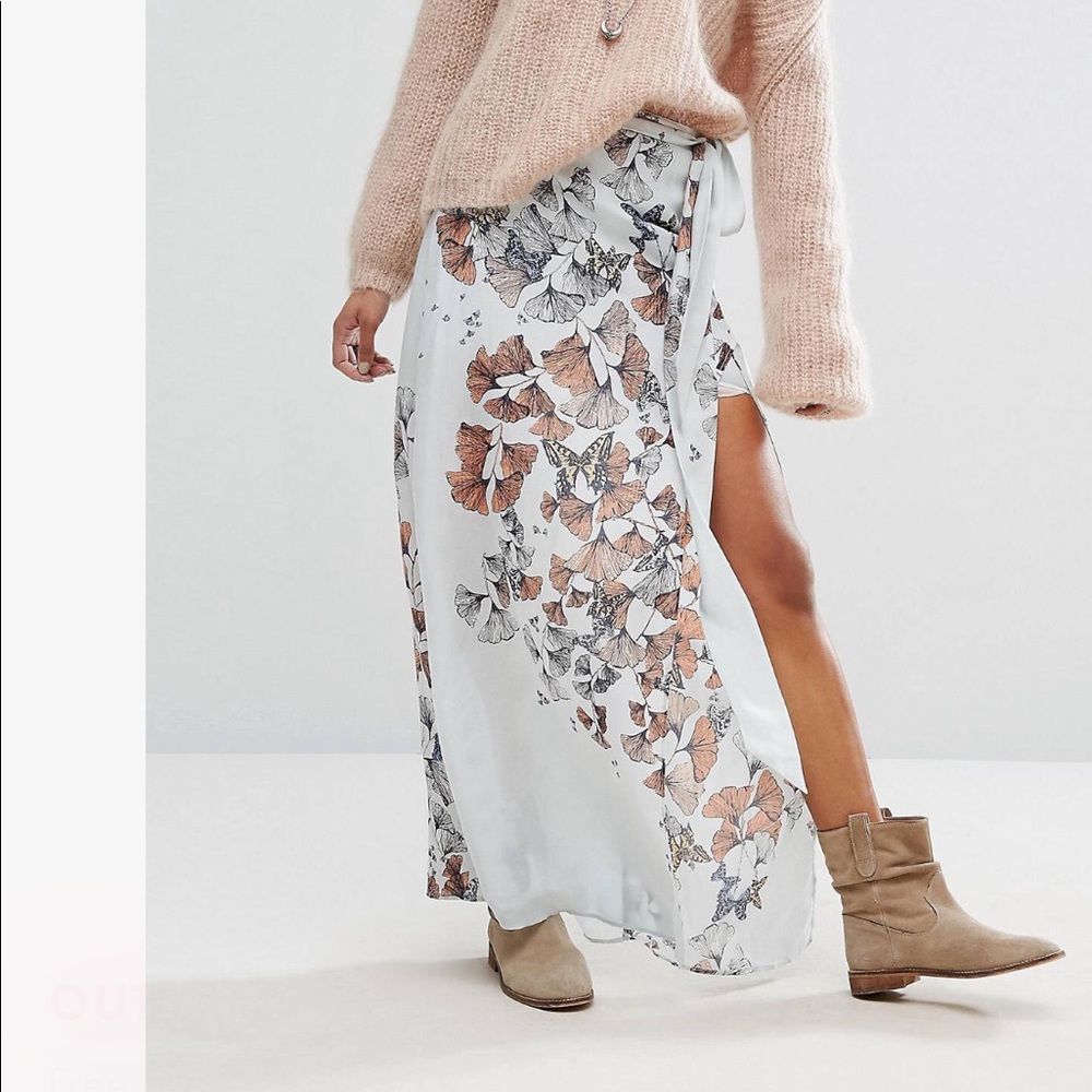 COPY - Free People Bri Bri Butterfly maxi skirt
